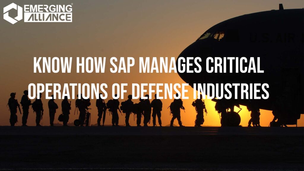 SAP Software for Defense Industries