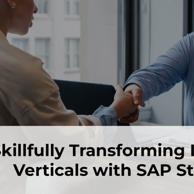 Industry verticals with SAP Staffing