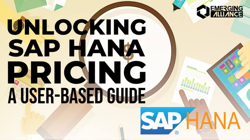 SAP HANA User based pricing