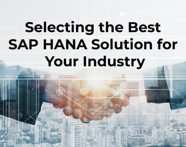 SAP HANA solution for your industry