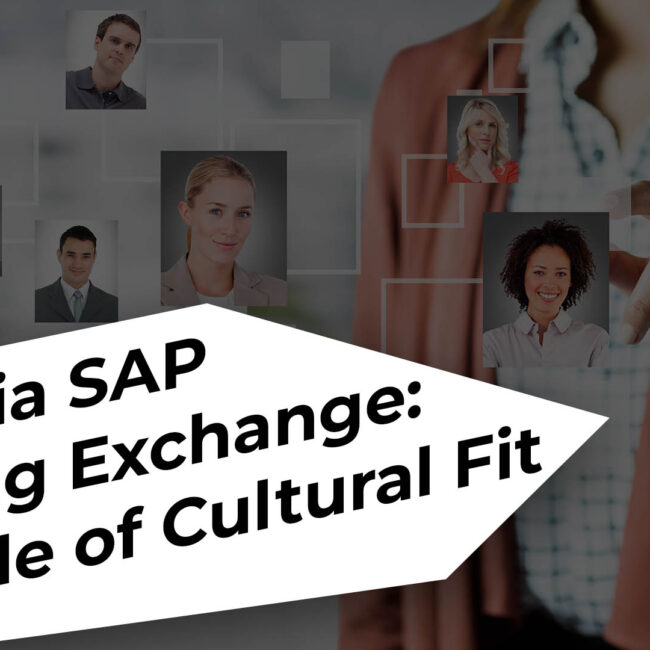 US-India SAP Staffing Exchange with role of cultural fit