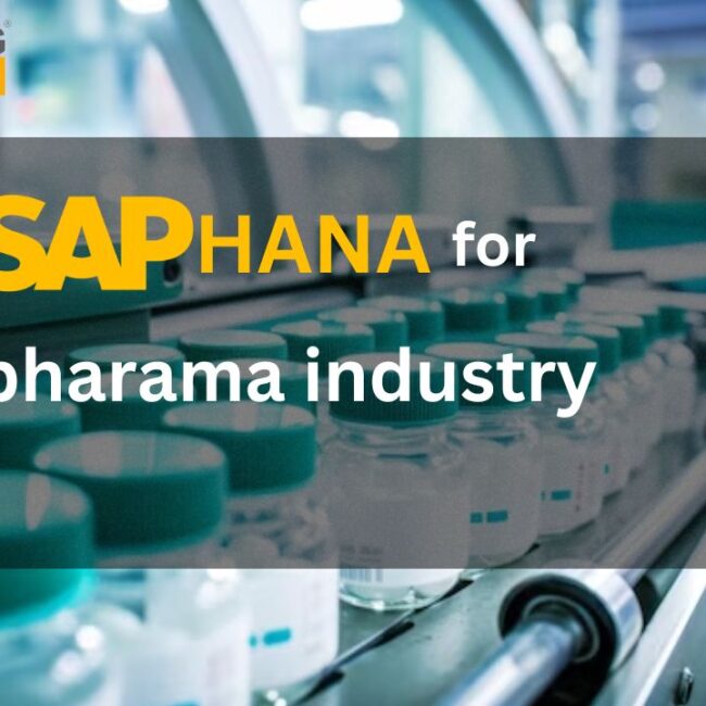 SAP HANA for Pharma Industry