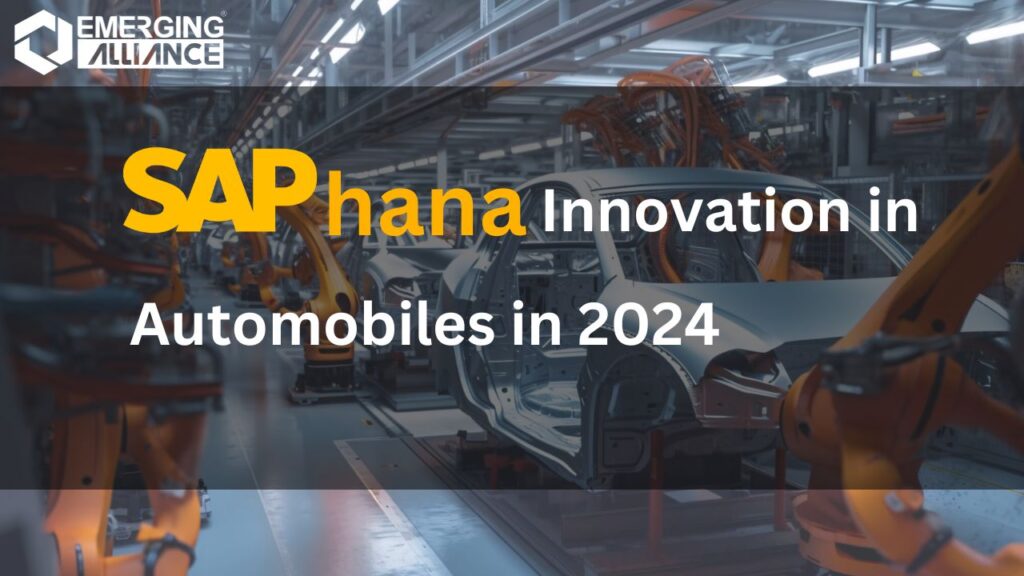  SAP HANA Innovation in Automobiles in 2024
