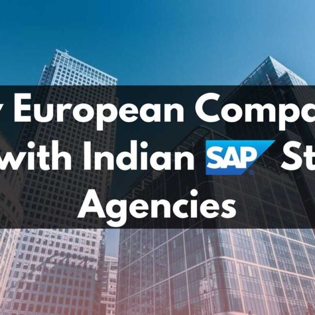 How European Companies Excel with Indian SAP Staffing Agencies