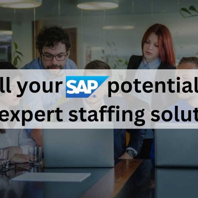 Fulfill your SAP potential with our expert staffing solutions