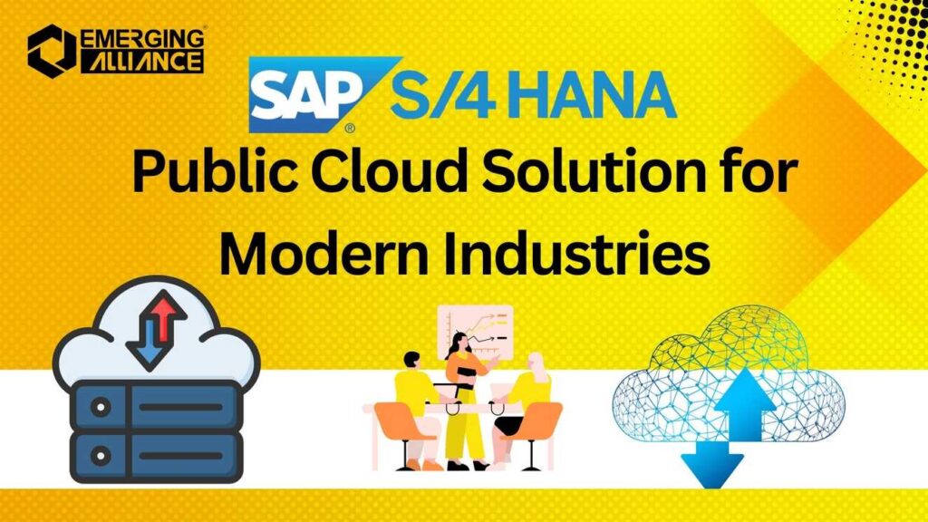 SAP S/4 HANA Public Cloud Solution for Modern Industries