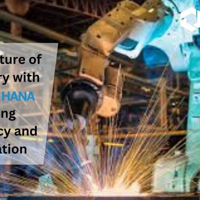 Manufacture of Machinery with SAP S/4HANA Driving Efficiency and Innovation