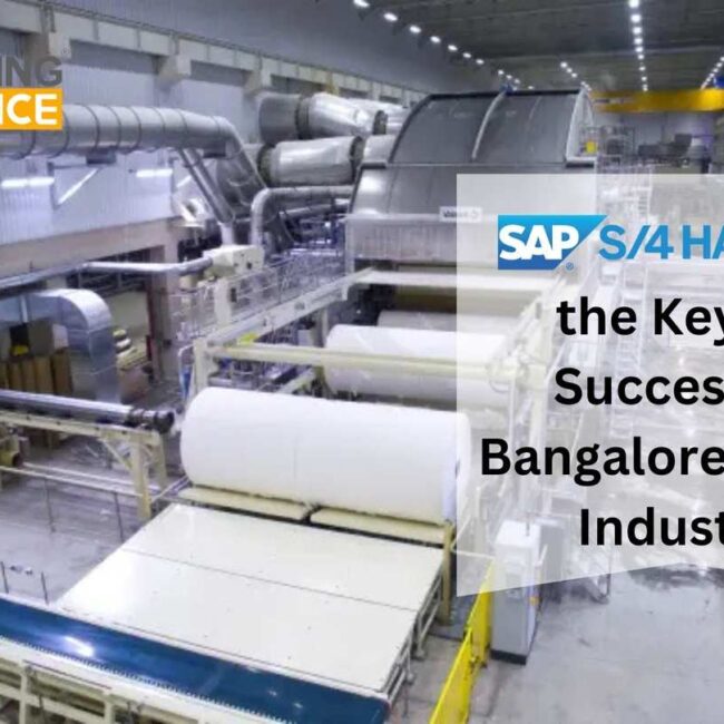 SAP S/4 HANA as the Key to Success in Bangalore Paper Industry