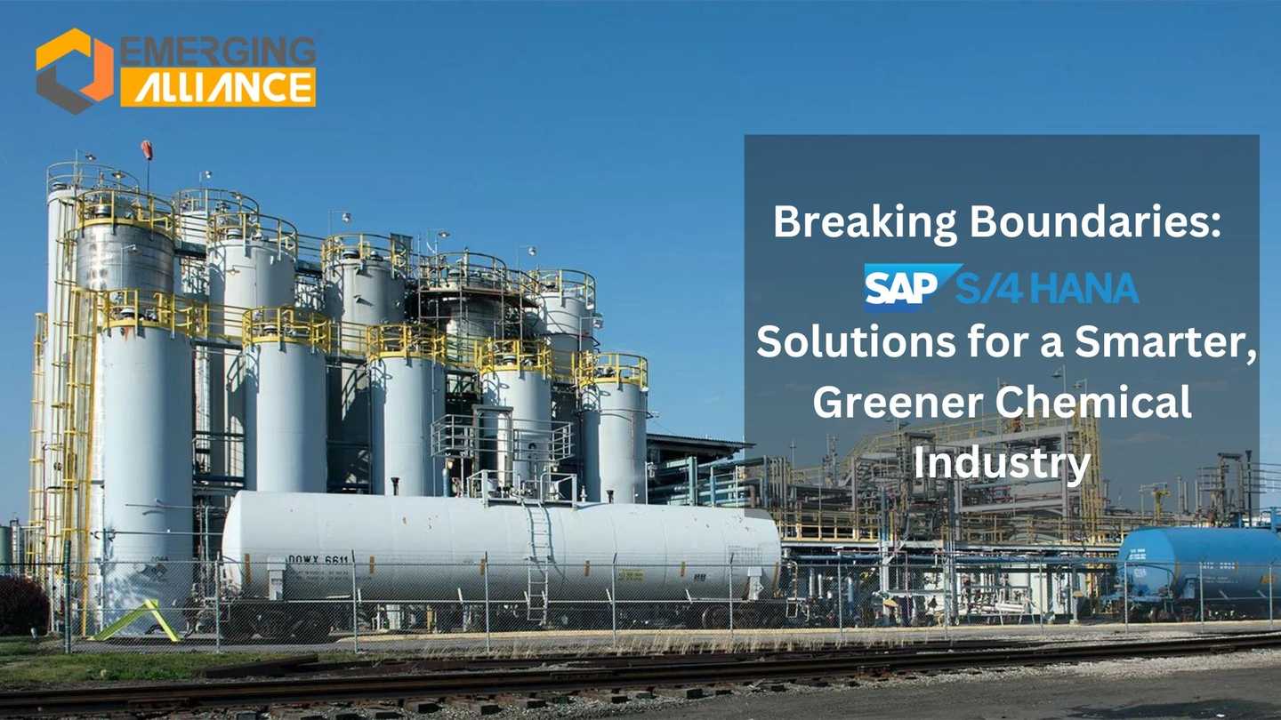 Breaking Boundaries: SAP S/4HANA Solutions for a Smarter, Greener Chemical Industry