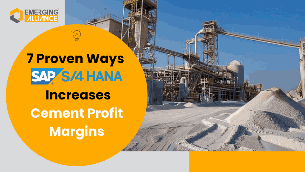 7 Proven Ways SAP HANA Increases Cement Profit Margins