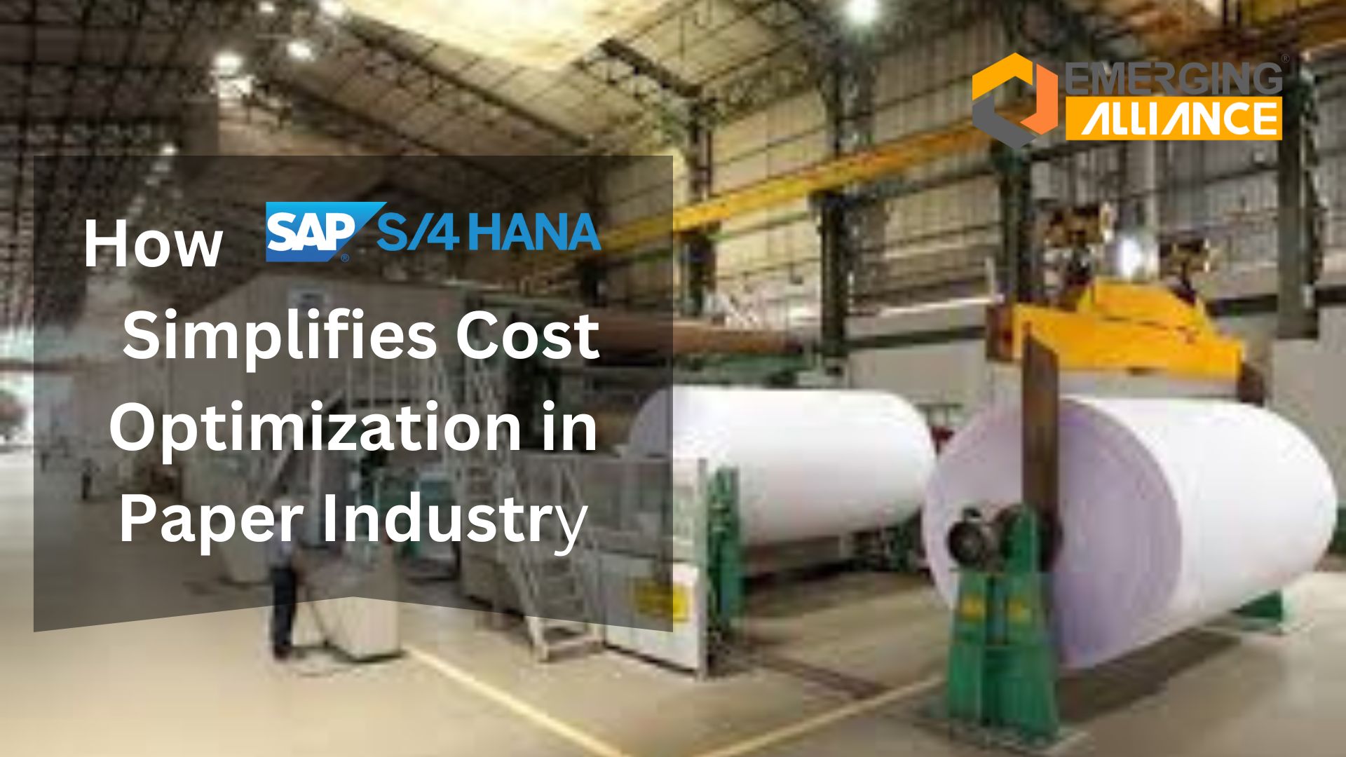 How SAP S/4 HANA Simplifies Cost Optimization in Paper Industry