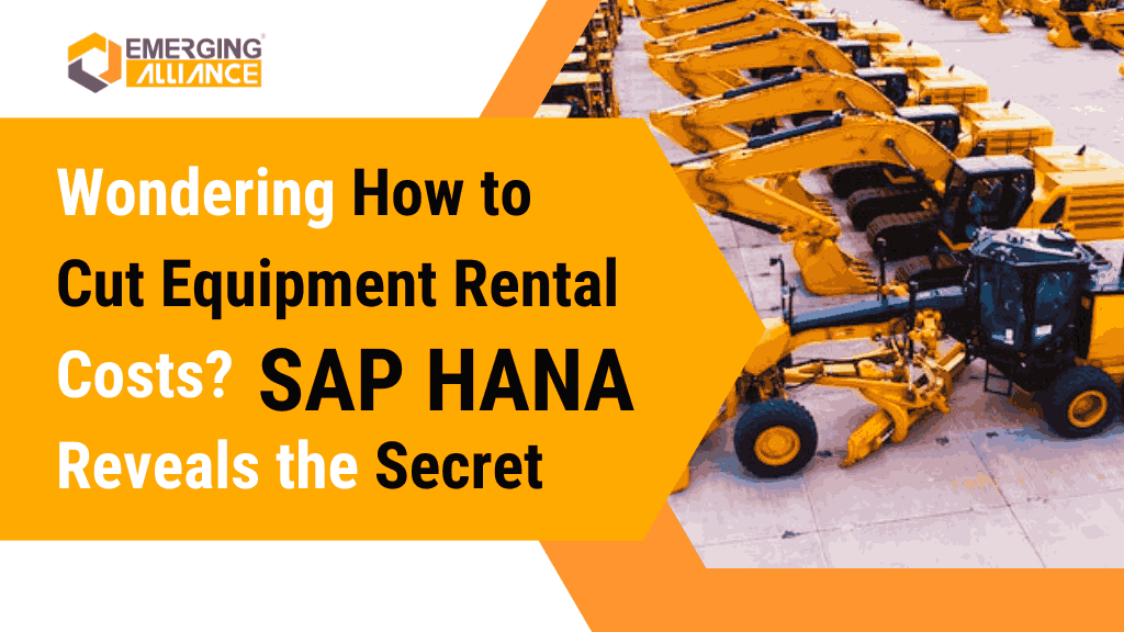 Cut Rental Costs? SAP HANA Reveals How