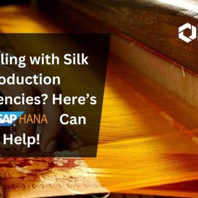 Struggling with Silk Production Inefficiencies? Here’s How SAP HANA Can Help!