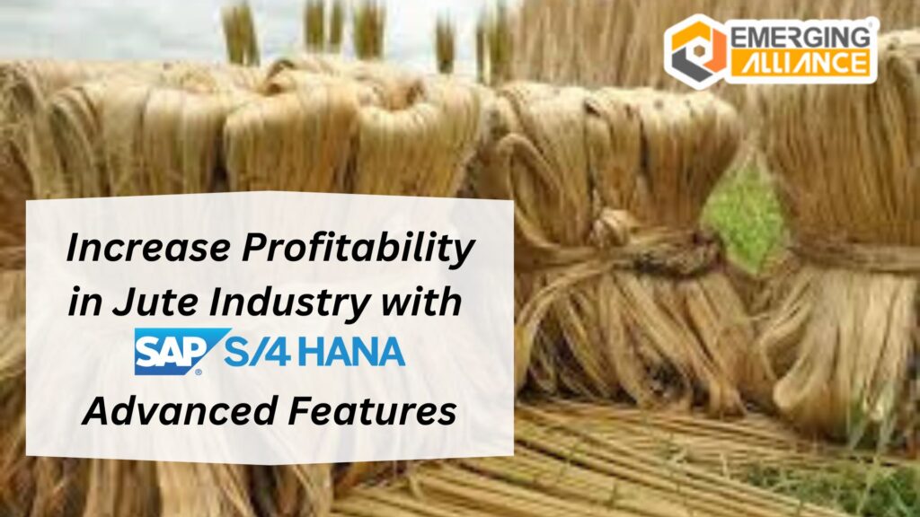 Increase Profitability in Jute Industry with SAP S4 HANA Advanced Features