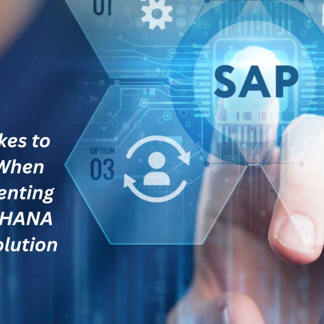 5 Mistakes to Avoid When Implementing SAP S/4HANA Cloud Solution