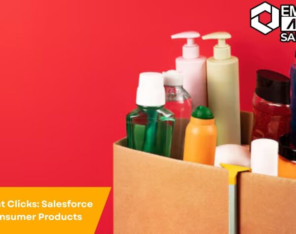 Salesforce CRM dashboard optimizing customer engagement for the consumer products industry.