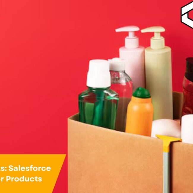 Salesforce CRM dashboard optimizing customer engagement for the consumer products industry.