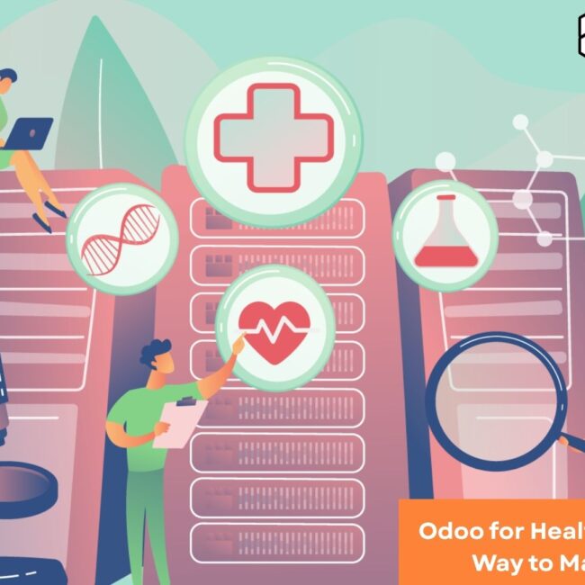Featured image for Odoo for Healthcare: A Smarter Way to Manage Clinics, showcasing efficient clinic management and Odoo solutions.