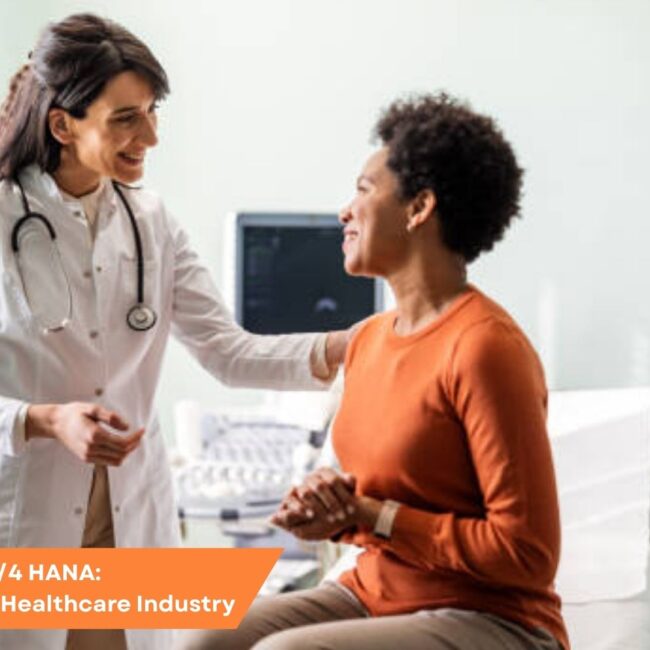 Featured image illustrating the impact of SAP S/4 HANA on the Healthcare Industry, showcasing innovation, efficiency, and modern healthcare management solutions.