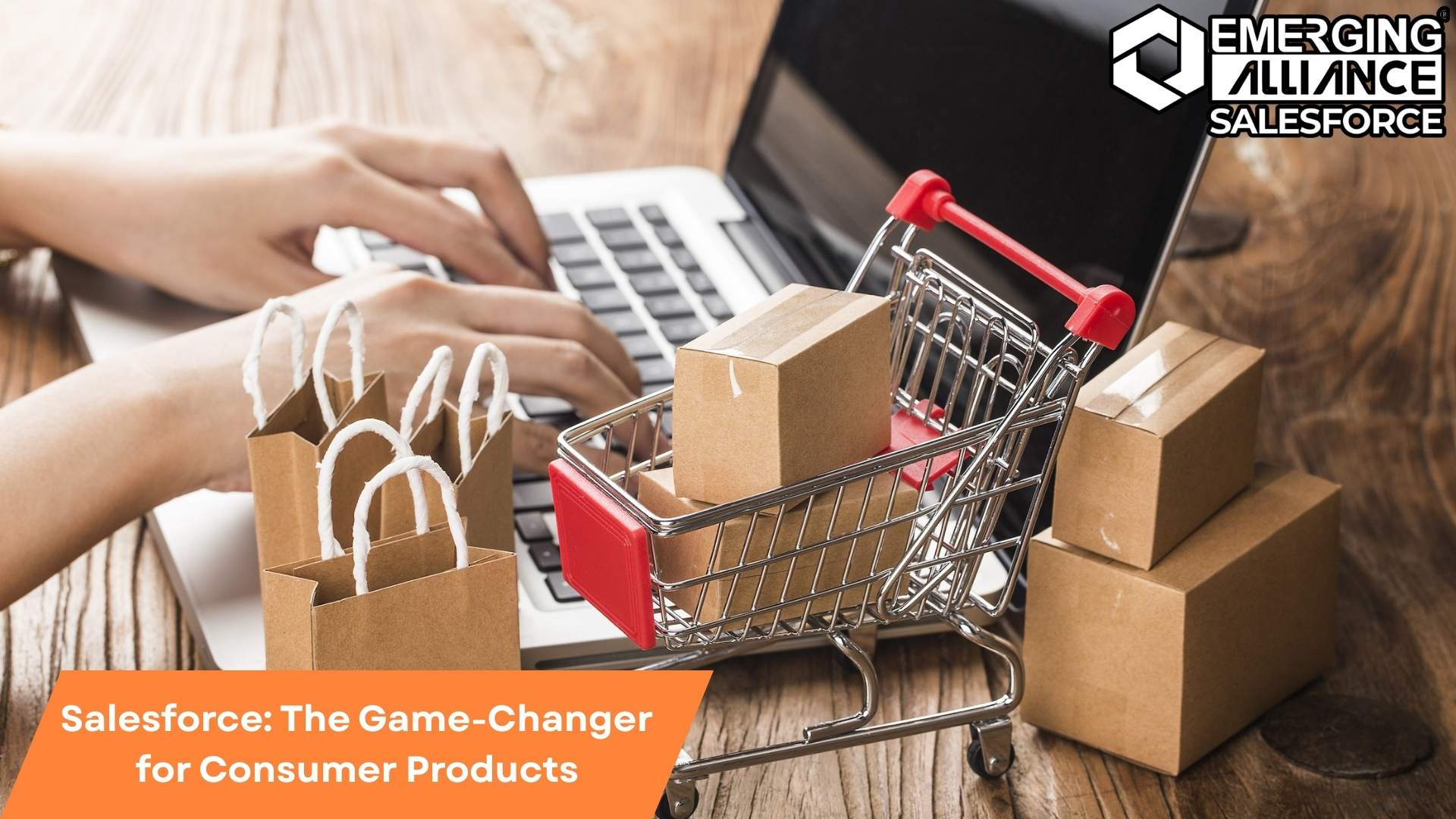 Featured image showcasing Salesforce CRM solutions for the consumer products industry, highlighting efficiency, customer engagement, and business growth.