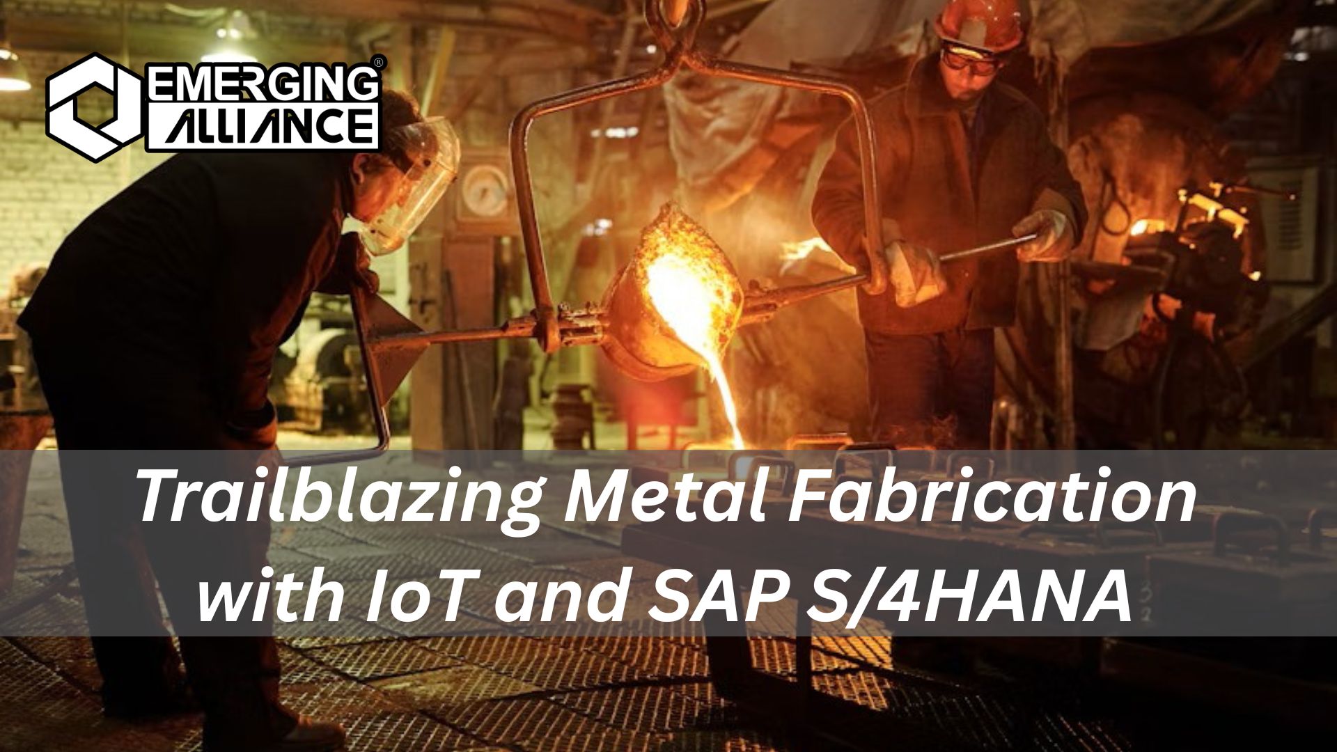 Smart metal fabrication factory using SAP S/4HANA and IoT for real-time monitoring, automation, and Industry 5.0 collaboration.