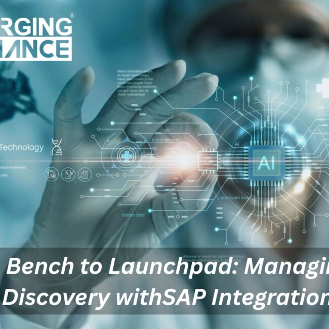 SAP integration enabling AI-driven drug discovery and pharma operations from lab research to market launch.