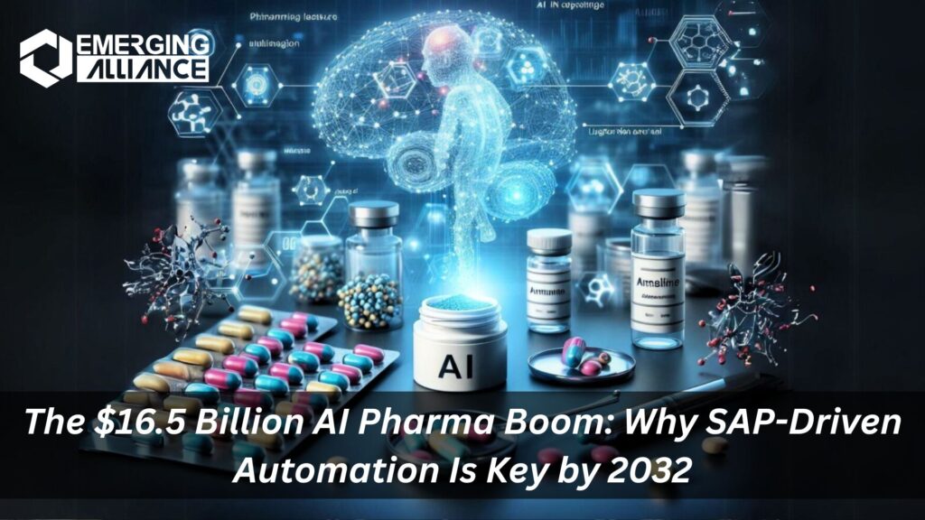 AI and SAP automation accelerating pharmaceutical industry growth toward $16.5 billion by 2032.