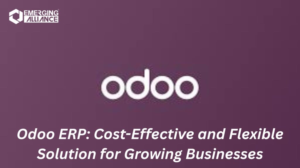 Odoo ERP: Cost-Effective and Flexible Solution for Growing Businesses