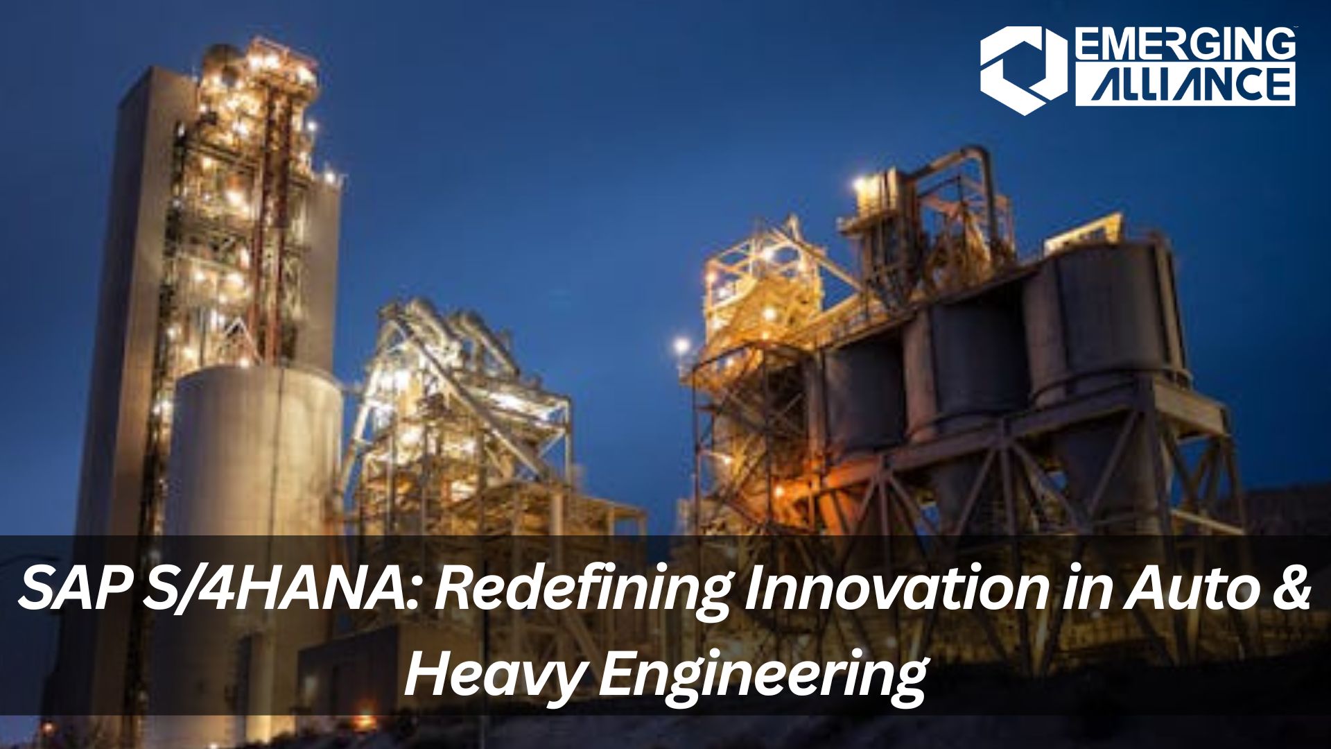 SAP S/4HANA ERP transforming auto and heavy engineering with smart manufacturing and innovation