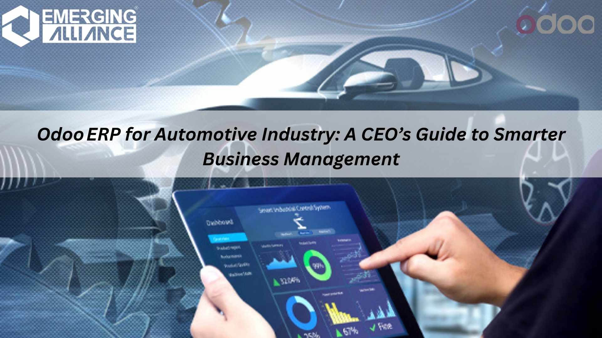 Odoo ERP for automotive industry efficiency and business growth.