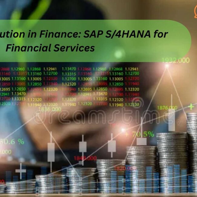 Financial services operations with SAP S/4HANA for Financial Services.