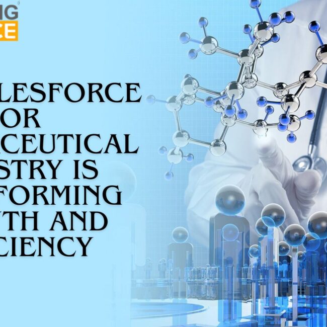 Salesforce CRM dashboard for pharmaceutical industry operations