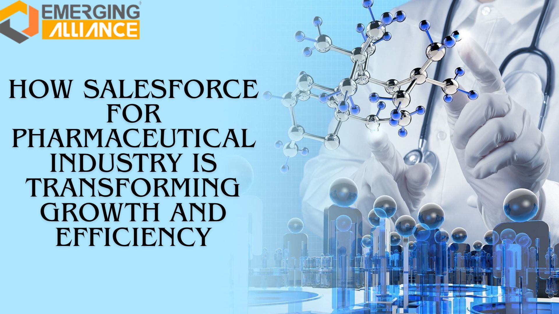 Salesforce CRM dashboard for pharmaceutical industry operations