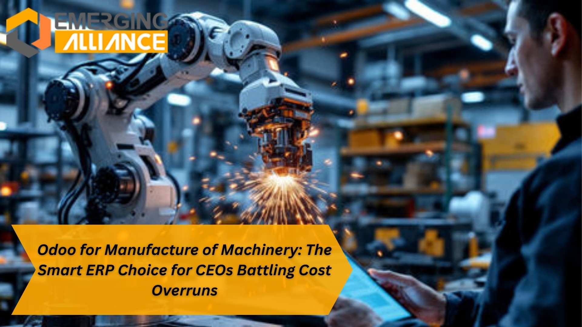 8Odoo for Manufacture of Machinery showing cost control and production management dashboard