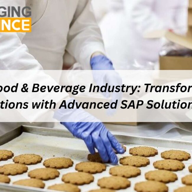 SAP for Food & Beverage Industry solutions enhancing supply chain, production, and analytics