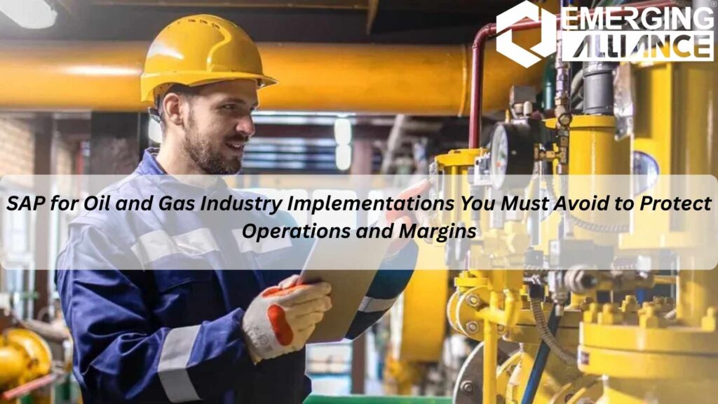 Illustration of SAP digital integration improving operations in the SAP Oil and Gas Industry
