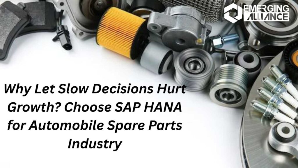 SAP HANA for Automobile Spare Parts Industry enabling real-time inventory management and supply chain optimization
