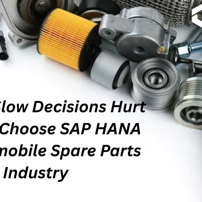 SAP HANA for Automobile Spare Parts Industry enabling real-time inventory management and supply chain optimization