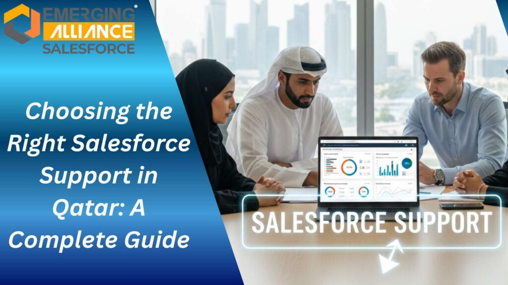 Salesforce support Qatar solutions provided by Emerging Alliance for business growth
