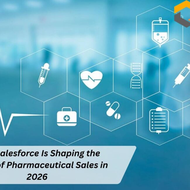 Salesforce for Pharmaceutical Industry enabling pharma CRM, analytics, and digital sales transformation