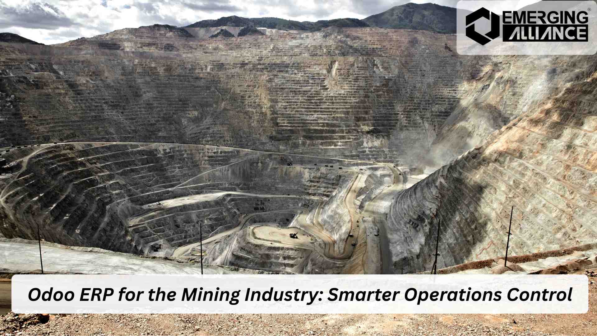 Odoo ERP dashboard for mining industry asset inventory and workforce management