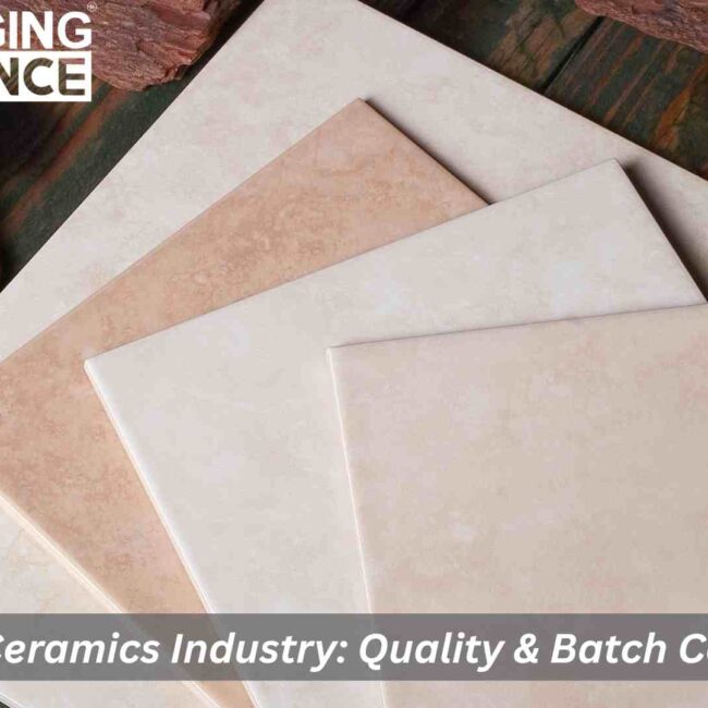 SAP Business One dashboard showing quality control and batch management in ceramics manufacturing