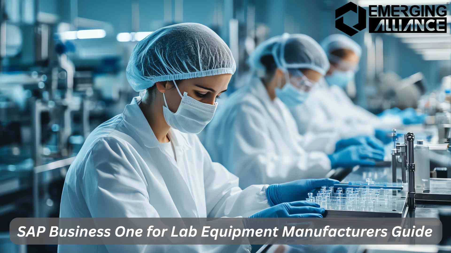 SAP Business One ERP dashboard for lab equipment manufacturers ensuring quality and traceability