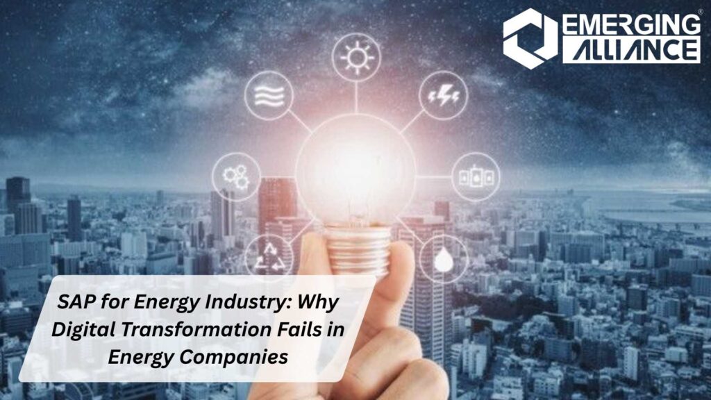 SAP for Energy Industry enabling digital transformation and analytics for energy companies
