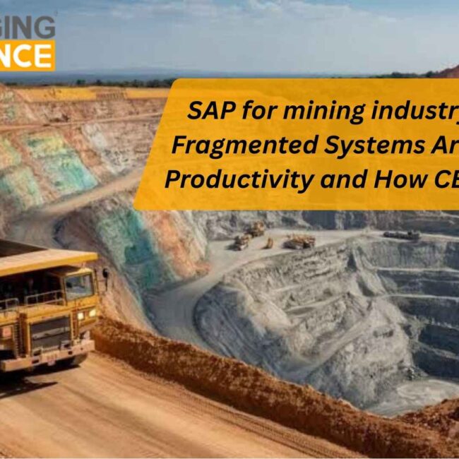 SAP for mining industry enabling real-time operations, cost optimization, and compliance