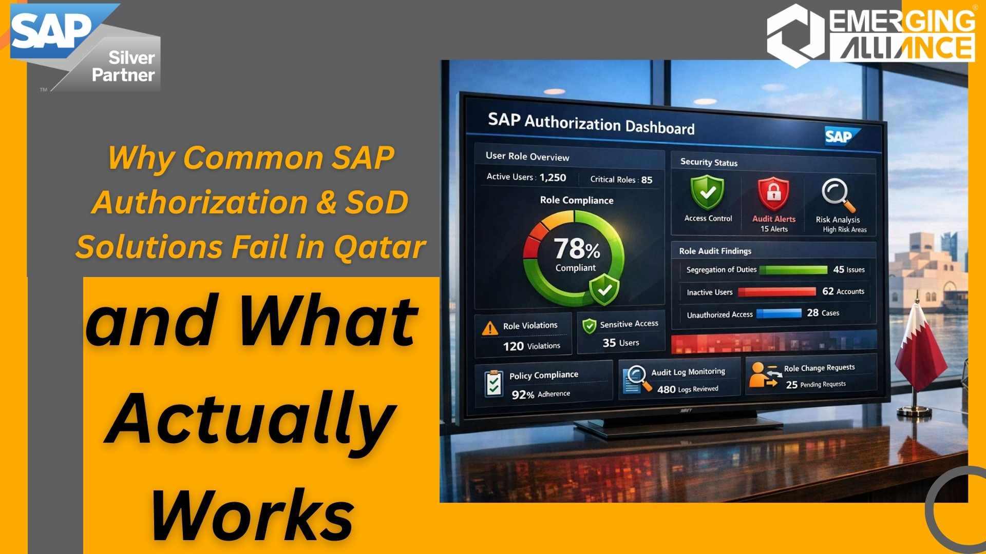 SAP Authorization & SoD implementation and monitoring for Qatari businesses