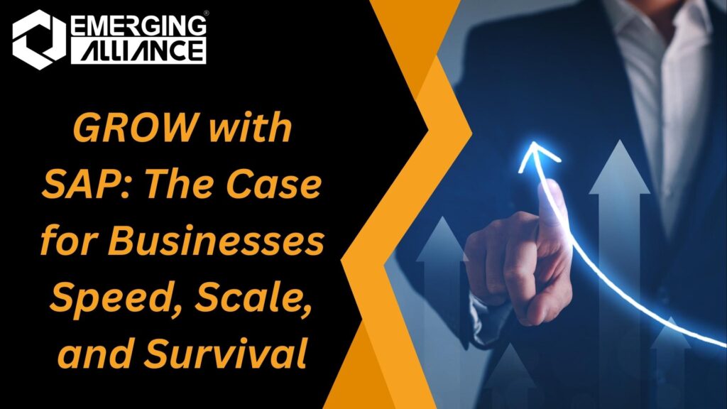 Business professionals using Grow with SAP cloud ERP for AI-driven growth