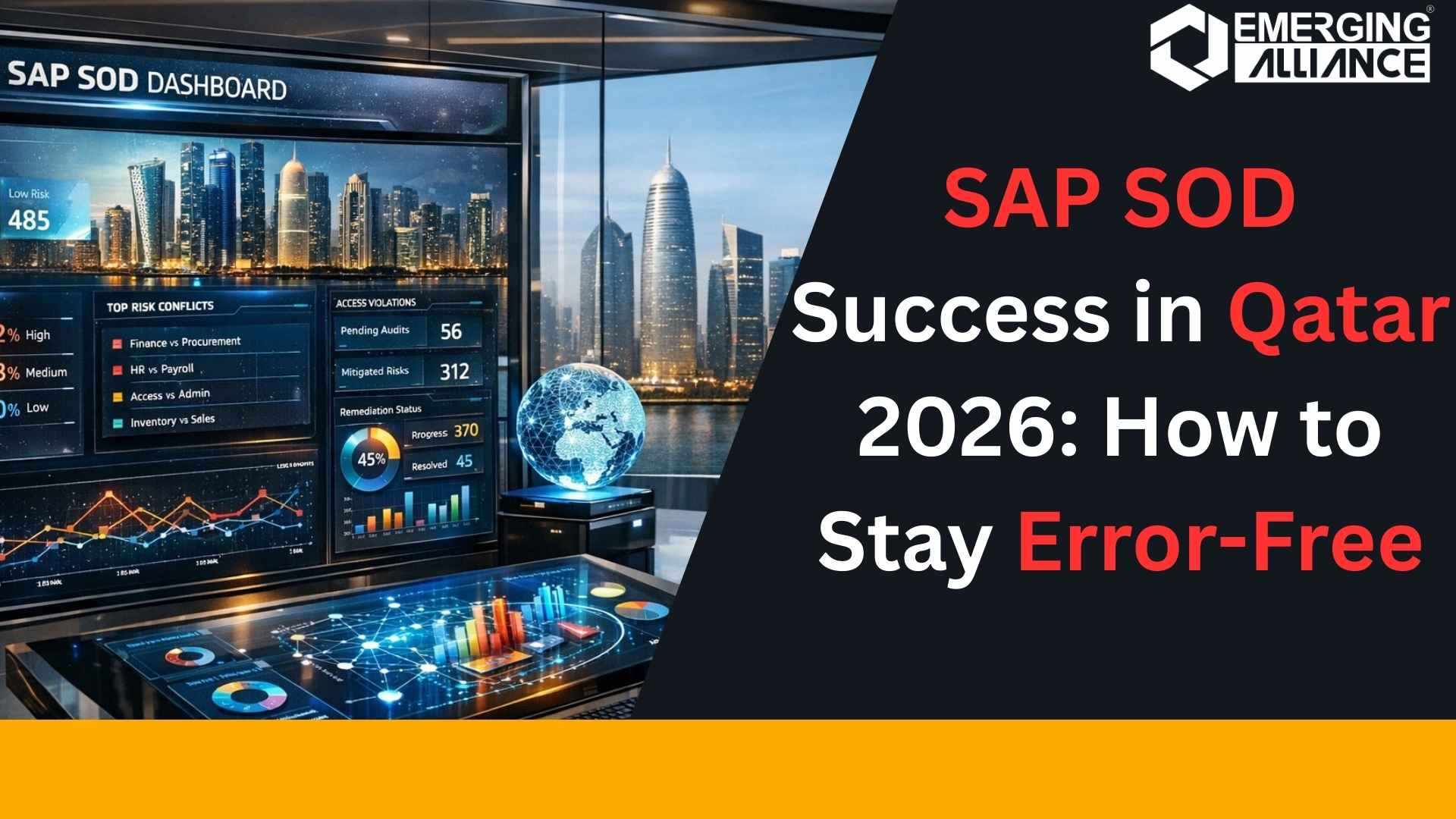 SAP SOD in Qatar showing risk controls, access governance, and compliance monitoring