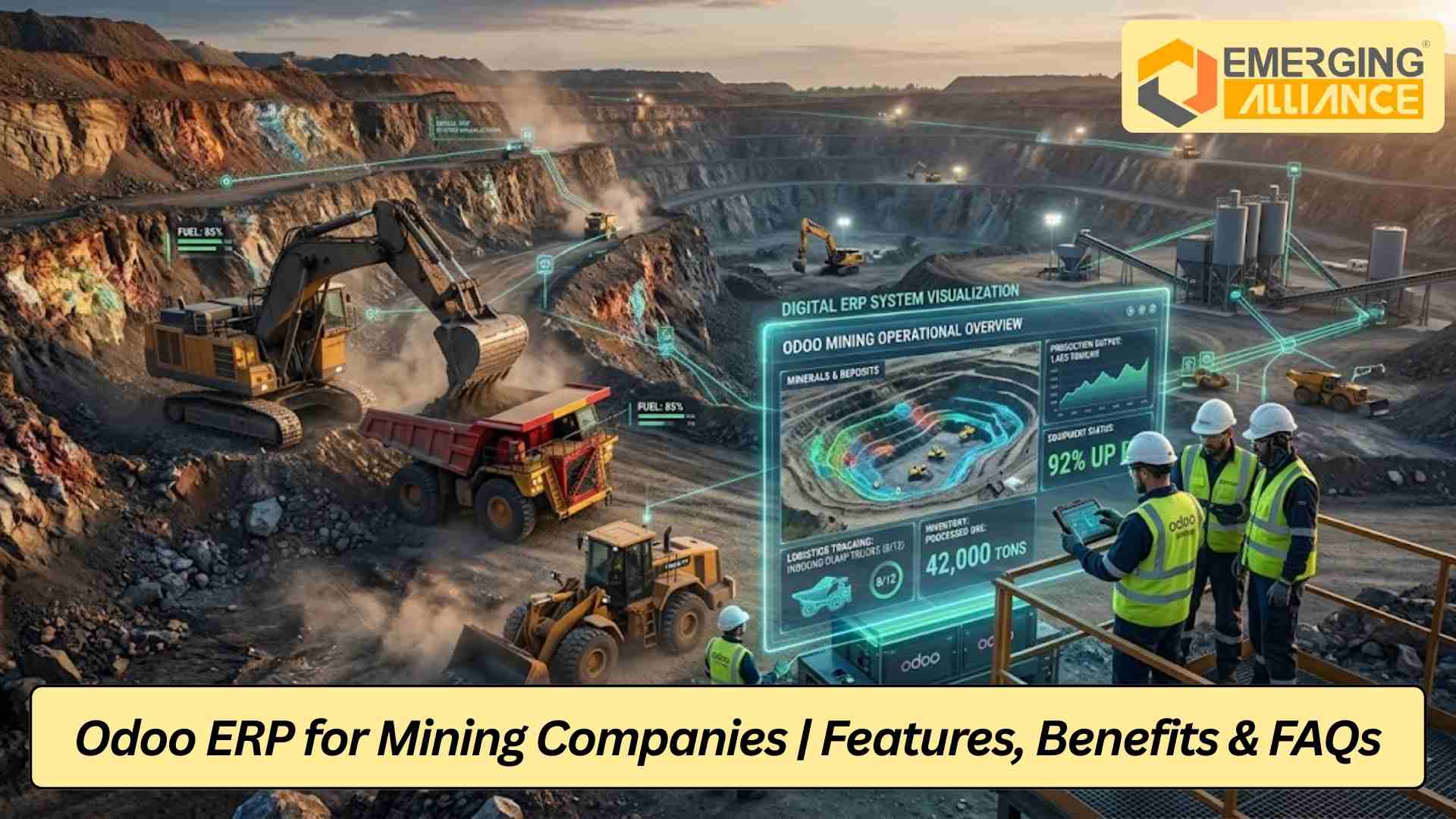 Odoo ERP for the Mining Industry: Asset, Inventory, and Workforce Management