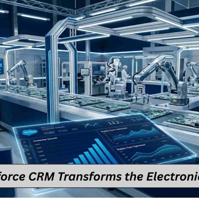 Electronics company using Salesforce solutions to optimize sales and inventory